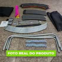 Pula Pula Cama Elástica KROYS para Crianças de 1 a 8 Anos 1,83m com Proteção