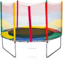 Pula pula cama elástica pura alegria rede com zíper alta resistencia 2,44 Pula pula cama elástica pura alegria rede com zíper alta resistencia 2,44