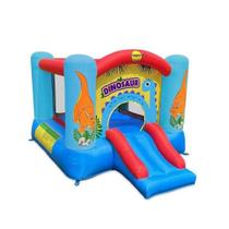 Pula Pula Inflável Dinossauro com Escorregador 3,00 x 2,25 x 1,75m Com Motor 110v ou 220v
