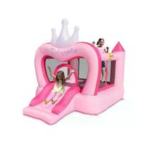 Pula Pula Inflável Rosa Castelo Das Princesas - 110 Volts