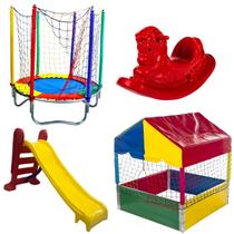 Pula Pula Trampolim 1,40m Piscina de Bolinhas Quadrada 1,00m Escorregador Médio Gangorra 1 Lugar Pula Pula Trampolim 1,40m Piscina de Bolinhas Quadrada 1,00m Escorregador Médio Gangorra 1 Lugar