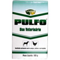 Pulfo Inseticida Laippe Carrapaticida Piolhicida e Pulguicida 100g