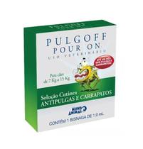 Pulgolff Antipulgas Pour On Para Cães De 7Kg A 15Kg 1,0Ml Pulgolff Antipulgas Pour On Para Cães De 7Kg A 15Kg 1,0Ml
