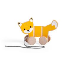 Pull Along Toy Bigjigs Toys Fox Certified Wood 1 ano