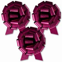 Pull Bow InstaBows Metallic de 30 cm para embrulho de presente de bicicleta e carro