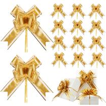 Pull Bows HEYTIMI 7" com padrão rosa dourado, 50 unidades Pull Bows HEYTIMI 7" com padrão rosa dourado, 50 unidades