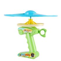 Pull Rope Flying Saucer Bubble Machine Toy For Kids Brinquedos automáticos de verão Atividades ao ar livre