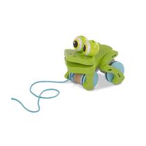 Pull Toy Melissa e Doug Frolicking Frog Duck por mais de 1 ano