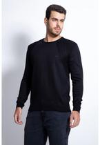 Pullover Tricot Ombro Guess Preto