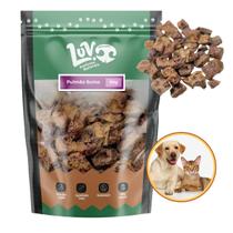 Pulmão Suíno Petisco Natural para Cachorro e Gatos 80g LUV Petiscos