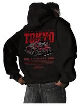 Pulôver de outono masculino com capuz RoseSeek, estampa de carro vintage, preto Pulôver de outono masculino com capuz RoseSeek, estampa de carro vintage, preto
