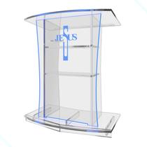 Púlpito Bonito Resistente com Led, Gravação Igreja e Empresas Púlpito Bonito Resistente com Led, Gravação Igreja e Empresas