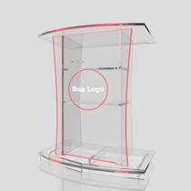 Púlpito Bonito Resistente com Led, Gravação Igreja e Empresas