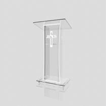 Púlpito Bonito Resistente Com Led Gravação Igreja E Empresas