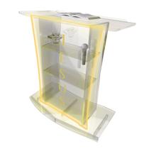 Púlpito Bonito Resistente com Led, Gravação Igreja e Empresas