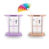 Púlpito Bonito Resistente com Led, Gravação Igreja e Empresas