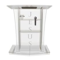 Púlpito Bonito Resistente com Led, Gravação Igreja e Empresas