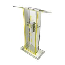 Púlpito Bonito Resistente Com Led Gravação Igreja E Empresas