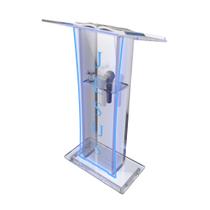 Púlpito Bonito Resistente Com Led Gravação Igreja E Empresas