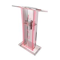 Púlpito Bonito Resistente Com Led Gravação Igreja E Empresas