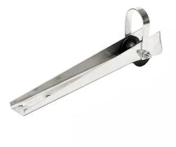 Púlpito Carrinho Proa Lançador Âncora Inox Roldana 39cm