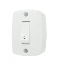 Pulsador Campainha de Sobrepor 6A Branco - Ilumi