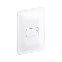 Pulsador Campainha Legrand Pial Zeffia - Branco - 680109 Pulsador Campainha Legrand Pial Zeffia - Branco - 680109