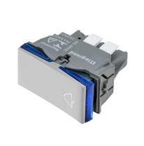Pulsador de campainha 250v b. automatico 1m cinza 611012cz pial plus +