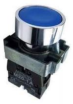 Pulsador Faceado 22mm Metálico - Azul - 1na M20afr-bl-1a Pulsador Faceado 22mm Metálico - Azul - 1na M20afr-bl-1a