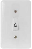 Pulsador Interruptor Campainha Stylus Ilumi Branco
