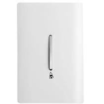 Pulsador Para Campainha Vertical Cromada Com Placa 4x2 Branca - Dc-120017 - Novara Pulsador Para Campainha Vertical Cromada Com Placa 4x2 Branca - Dc-120017 - Novara