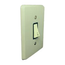 Pulsador Pial Minuteria 2a Cor Cinza 250v C/ Placa
