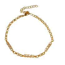 Pulseira 12 zircônias banhado a ouro Pulseira 12 zircônias banhado a ouro