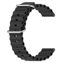 Pulseira 18mm Silicone Compatível Relógio Smartwatch Oceano