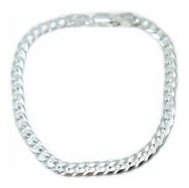 Pulseira 19cm Prata Legitima 925 Grumet 5 Mm