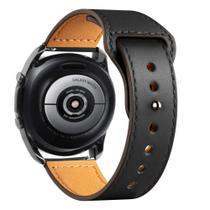 Pulseira 22mm Couro Natural para Relógio Smartwatch c/ Pinos Pulseira 22mm Couro Natural para Relógio Smartwatch c/ Pinos