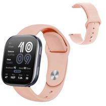 Pulseira 22mm fecho pino para Amazfit Bip 6 - 100% silicone