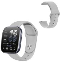 Pulseira 22mm fecho pino para Amazfit Bip 6 - 100% silicone Pulseira 22mm fecho pino para Amazfit Bip 6 - 100% silicone