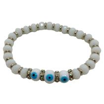 Pulseira 3 Olhos Gregos Contra Inveja - Escolha A Cor Pulseira 3 Olhos Gregos Contra Inveja - Escolha A Cor