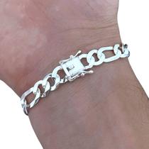 Pulseira 3x1 Fecho Gaveta 8mm de Prata 925 Legítima Maciça Pulseira 3x1 Fecho Gaveta 8mm de Prata 925 Legítima Maciça