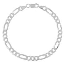 Pulseira 3x1 Masculina Italiana Prata 925 Maciça 4mm Legítima