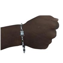 Pulseira 4mm prata 925 com 8 gramas Bracelete Bracelhete