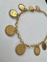 Pulseira 7 Mandamentos Em Ouro 18k Pulseira 7 Mandamentos Em Ouro 18k