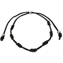 Pulseira 7 Nós Preta - Força e Poder