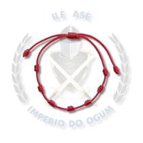 Pulseira 7 nós vermelha Pulseira 7 nós vermelha