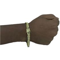 Pulseira 8mm de mueda antiga elos soldados