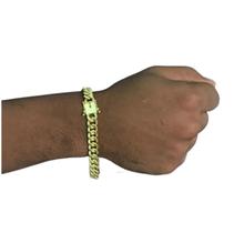 Pulseira 9 Milímetros Joias banhada a ouro