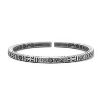 Pulseira 999 Silver Totem Inspirada em Mobius para homens e mulheres Pulseira 999 Silver Totem Inspirada em Mobius para homens e mulheres