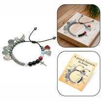 Pulseira A Grande História De Jesus Com Folheto