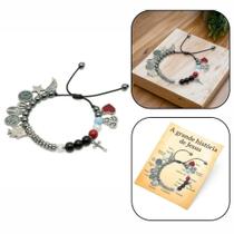 Pulseira A Grande História De Jesus Com Folheto